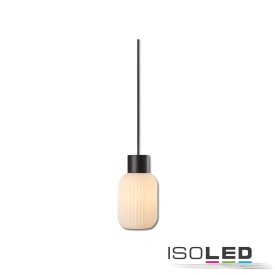   Függesztett lámpa, fehér üveg, keskeny, E27, 50-300cm, izzó nélkül, baldachin nélkül