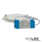 LED mélysugárzó, 9W, kerek, ultra lapos, vakítás-csökkentett, fekete, meleg fehér, dimmel. CRI90