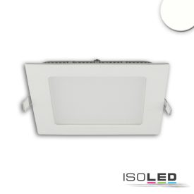   LED mélysugárzó, 9W, szögletes, ultra lapos, vakítás-csökkentett, fehér, semleges fehér, dimmel.