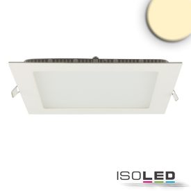   LED mélysugárzó, 15W, négyzet alakú, ultra lapos, vakítás-csökkentett, fehér, meleg fehér, dimmel.