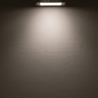 LED mélysugárzó, 15W, szögletes, ultra lapos, vakítás-csökkentett, fehér, semleges fehér, dimmel.