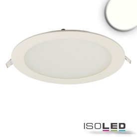   LED mélysugárzó, 18W, kerek, ultra lapos, vakításcsökkentett, fehér, semleges fehér. CRI90