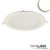 LED mélysugárzó, 18W, kerek, ultra lapos, vakításcsökkentett, fehér, semleges fehér. CRI90