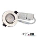 LED süllyesztett lámpatest Slim68 csiszolt alumínium, kerek, 9W, meleg fehér, DALI dimmelheto