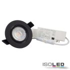 LED süllyesztett lámpatest Slim68 alumínium fekete, kerek, 9W, meleg fehér, DALI dimmelheto