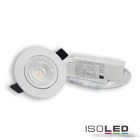 LED süllyesztett lámpatest Slim68 alumínium fehér, kerek, 9W, meleg fehér, DALI dimmelheto