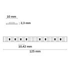LED RGB+WW 48V flexibilis szalag, 19W, IP20, 20m tekercs, 96 LED/m