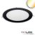 LED mélysugárzó ultralapos kerek fekete, 18W, 225mm, színváltó 3000|3500|4000K, dimmelheto