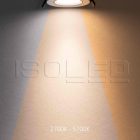 LED süllyesztett lámpa Slim68 csiszolt alumínium, kerek, 6W|6W, 24V DC, fehér dinamikus 2700-5700K