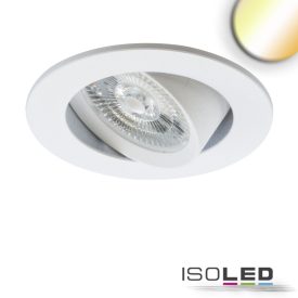   LED süllyesztett lámpa Slim68 Alu fehér, kerek, 6W|6W 24V DC, fehér dinamikus 2700-5700K