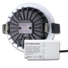 LED sülleyesztett szpot Sys-90, 12W, fehér din. 2300-6000K, Push/DALI DT8 dimm. (burkolat nélkül)