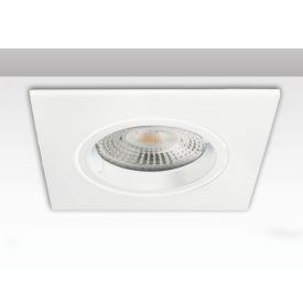   Beépíthési keret négyszögletes, 68 mm-es kivágással, fehér, GU10/MR16 spotokhoz