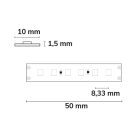 LED CRI819/840 flexibilis szalag, 24V, 10W|10W, IP20, Amber+Lime, 240 LED/m
