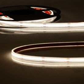   LED HT930 COB flex szalag 100°C környezeti hőmérsékletig, 24V DC, 14,4W, IP68, 3000K, 5m, 480 LED/m