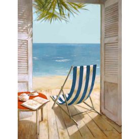 Reggeli kávézás - kézzel átfestett olajfestmény