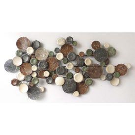 Őszi pöttyök - fém fali dekoráció