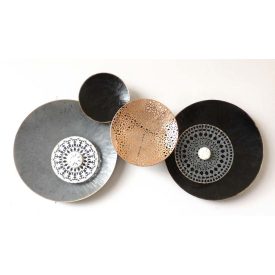 Étkészlet - fém fali dekoráció