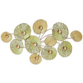 Békalevelek - fém fali dekoráció