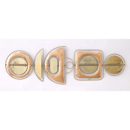 Aranyló csillogás - fém fali dekoráció