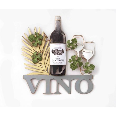 Vino - fém fali dekoráció