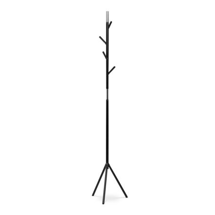 Modern Állófogas, magasság 179 cm, fém szerkezet, matt fekete lakk, teherbírás 6 kg
