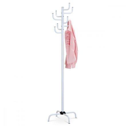 Fém Állófogas Fényes Fehér színben. Magassága: 182 cm 80609-A 