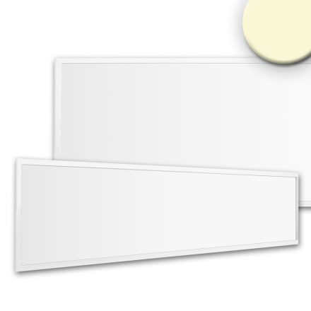 LED Panel Business Line 1200 UGR<19 2H/2H, 36W, fehér RAL 9010, meleg fehér, Push vagy DALI dimmel.