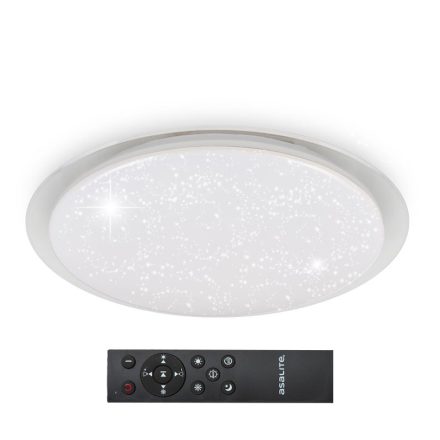 Asalite LED Mennyezeti Lámpa EMMA 72W 3000K/4000K/6500K (6120 lumen) Kerek/Csillagos + Távirányító CCT