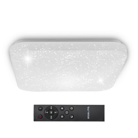 Asalite LED Mennyezeti Lámpa EMMA 72W 3000K/4000K/6500K (6120 lumen) Négyzet/Csillagos + Távirányító CCT