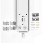 Asalite Prémium IP65 Por-és Páramentes Armatúra 2x60cm T8 LED Csőre Előkészítve (2x9W fénycső nem tartozék)