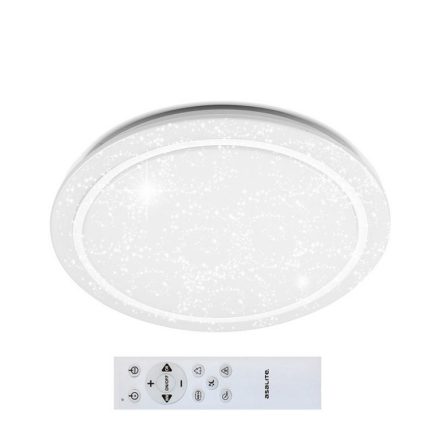 Asalite LED Mennyezeti Lámpa MIA 50W 3000K/4000K/6500K (3500 lumen) Kerek/Csillagos + RF Távirányító 3CCT+RGB