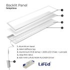 Asalite Prémium LED Panel BackLit 120x30cm 36W 4000K (5000 lumen) LIFUD UGR<19