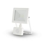 Asalite LED Fehér Reflektor Slim 10W 4500K (900 lumen) + Mozgásérzékelő Szenzor