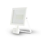 Asalite LED Fehér Reflektor Slim 50W 4500K (4500 lumen) + Mozgásérzékelő Szenzor