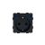 Z-Switch Dugalj 230V 16A (2P+F) + USB A+A Fekete
