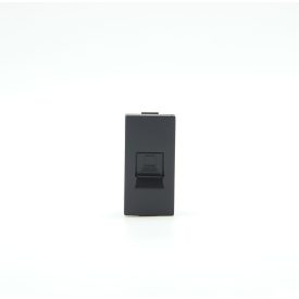 Z-Switch RJ45 CAT6 Internet aljzat (1 modulos) Fekete
