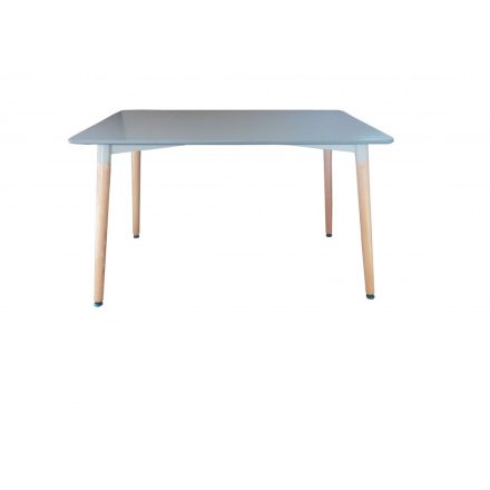 Bitonto Grande Étkezőasztal - Szürke Színben. Mdf Asztallap, Bükkfa Lábak. Méret: 120 X 80 Cm