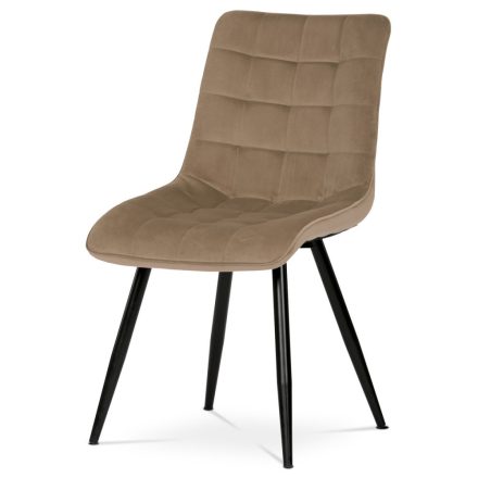  Modern Bársony Étkezőszék Cappuccino Színben CT-384