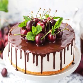 Csokoládétorta - üvegkép