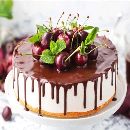 Csokoládétorta - üvegkép