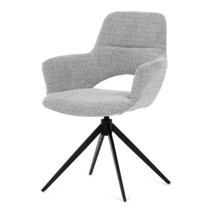 Elegáns Forgó Étkezőszék Szürke. 360°-ban forgatható.