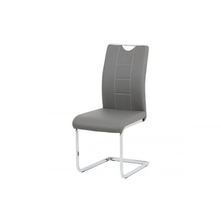 Modern Szánkótalpas Étkezőszék Szürke Színben Dcl-411 