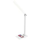 MEGGIE dimmelhető LED asztali lámpa vezeték nélküli töltéssel és USB 8W - DL3304/W