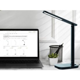   LED lámpa KIARA 7W dimmelhető, USB + éjszakai fény + időzítő - DL4304/B