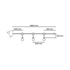 Summer Time kültéri girland 6,6m G45 Tejfehér 3000K 36V 10xE27 IP44