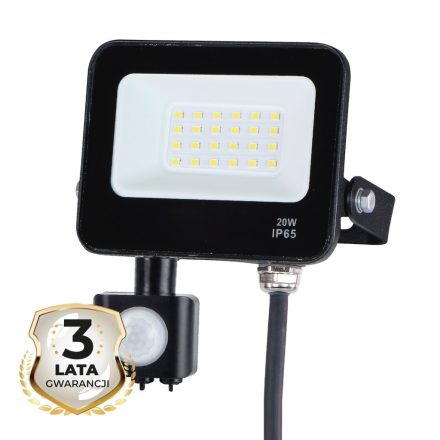LED reflektor 20W 4000K PIR