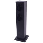 Elektromos kerti oszlop 40 cm 2 aljzat 16A