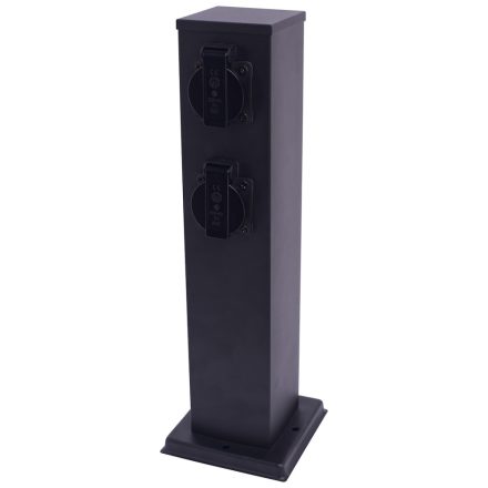 Elektromos kerti oszlop 40 cm 2 aljzat 16A