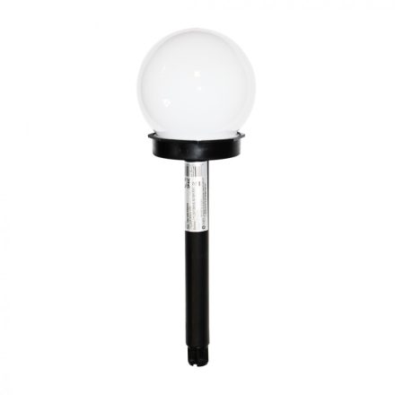 KERTI LÁMPA SOLAR BALL Fekete MŰANYAG