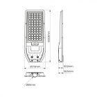 Napelemes lámpa Via 150W 1800lm 6000K